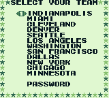 Tecmo Bowl screenshot 5 for GameBoy
